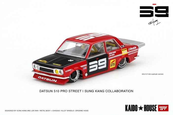 Kaido House Nissan 510 Pro Street シークレット CHASE CAR - Kaido House Datsun 510 Pro Street Chrome Purple