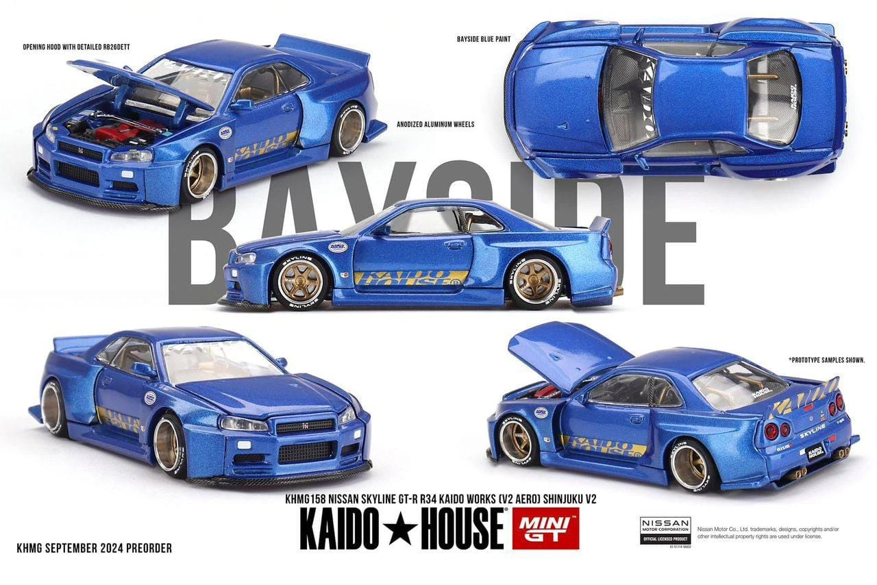 DGK X KAIDO HOUSE ルーレットレーサー　R34 スカイライン DGK X KAIDO HOUSE ルーレットレーサー R34 スカイライン