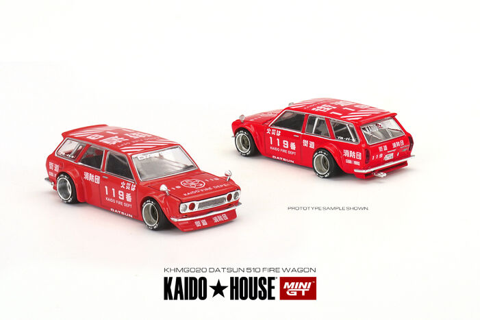 FROM JAPAN　 DATSUN 510 WAGON　チェイス 1/64 TARMAC DATSUN BLUEBIRD 510 WAGON SERVICE CAR SILVER