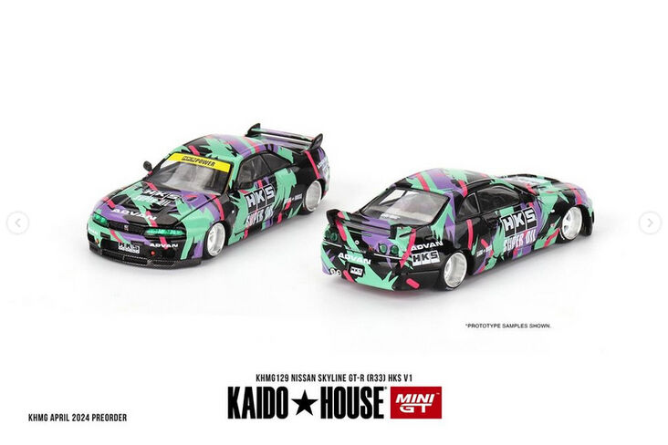 Kaido House X Mini GT 1/64 Nissan Skyline GT-R (R34) Works