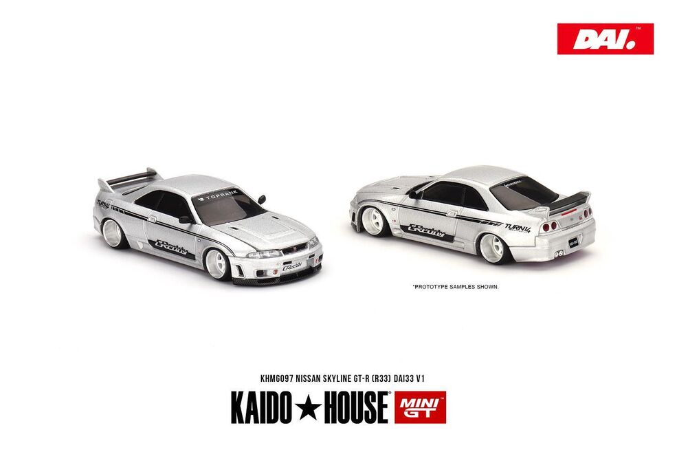 Kaido house 東京オートサロン 2025 GT-R R33 MINI GT KAIDO HOUSE NISSAN R33 FAIRLADY Z LTD EDN SEALED Set
