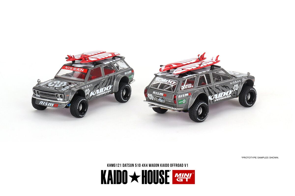 1/64 Kaido House + MINIGT Datsun KAIDO 510 Wagon FIRE V1