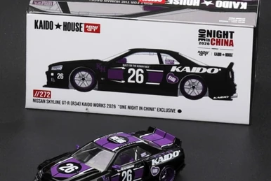 Nissan Skyline GT-R (R34) Kaido Works GReddy LTDEDN Osaka Debut