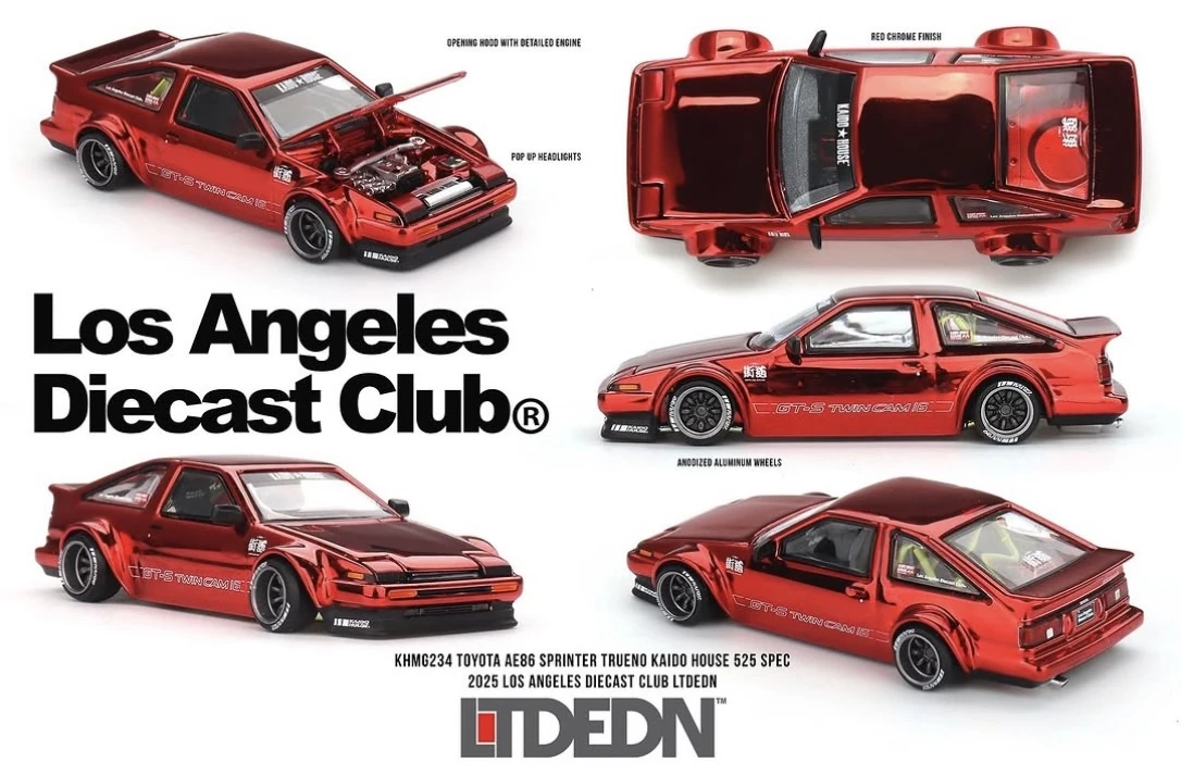 Toyota AE86 Sprinter Trueno Kaido House 525 Spec 2025 Los Angeles