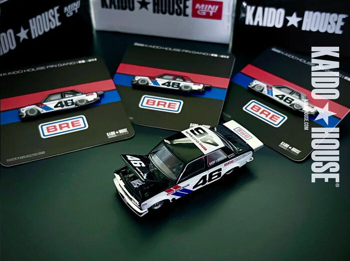 KAIDO HOUSE 開封済み4台　BRE 510 KAIDO☆HOUSE x MiniGT 1/64 Datsun KAIDO 510 Wagon BRE V1