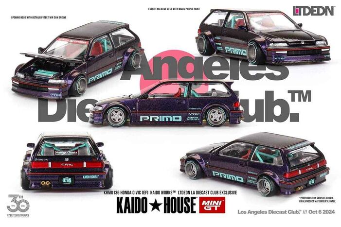Amazon | KAIDO HOUSE - HONDA CIVIC (EF) KAIDO WORKS V1 街道はうす - ホンダ・シビック(EF)  KAIDO ワークス V1 [並行輸入品] | ミニカー・ダイキャストカー | ホビー