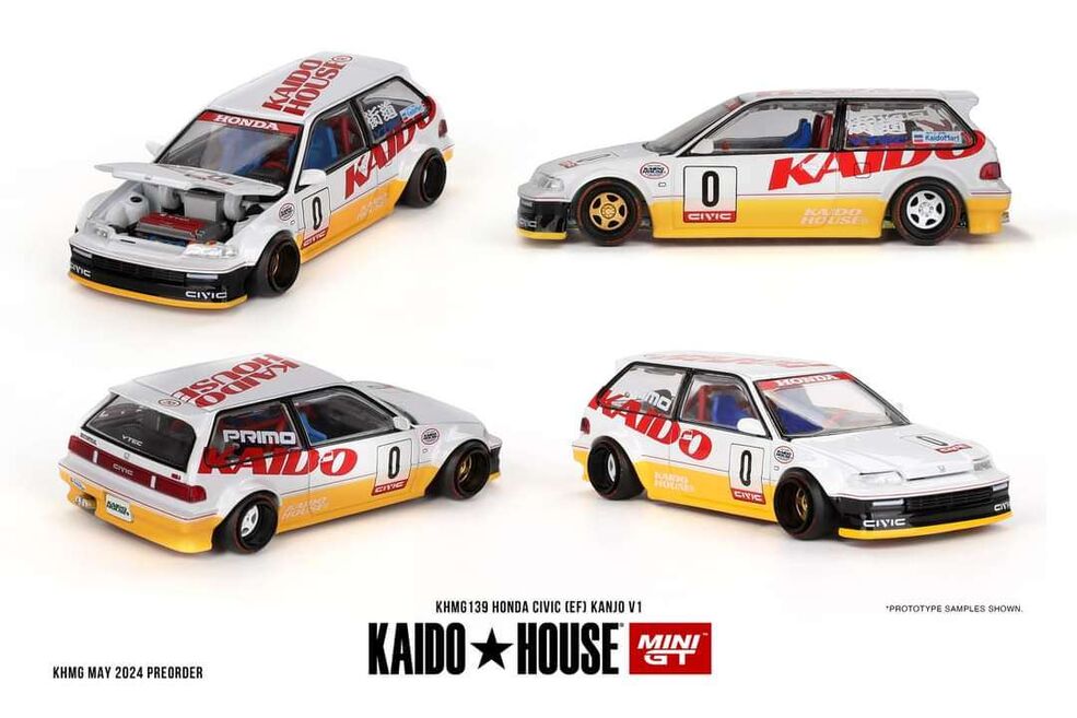 Kaido House Honda Civic (EF) Kaido Works LTDEDN (LA Diecast