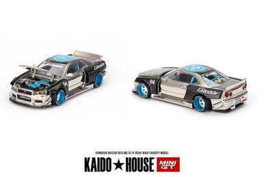 Nissan Skyline GT-R (R34) Kaido Works Red 2023 Shizuoka