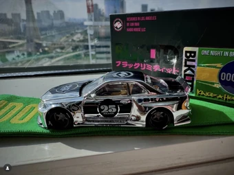 ミニカー One Night in Brazil Kaido House GTR 34 Kaido House LTDEDN Nissan Skyline GT-R R34 Salão DieCast 2025