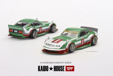 わんわん Chase! Kaido House x Mini GT 1:64 Datsun KAIDO Fairlady Z Kaido GT