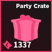 The Party Crate, as shown in the Shop.