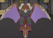 Violet Vanquisher Mocha's Back View