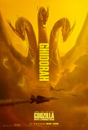 Godzilla Kotm Ghidorah poster