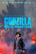 Godzilla Millie bobby brown poster