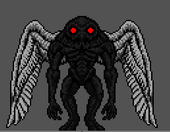 Azrael in sprite form. (Art by Cosbydaf.)