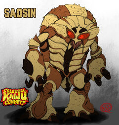 Saosin the giant cicada by kaiju saur-d6cyiha