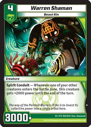 Warren Shaman | Kaijudo Wiki | Fandom