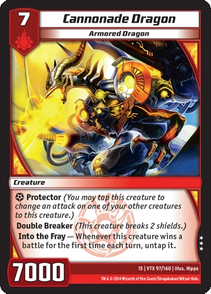 Cannonade Dragon | Kaijudo Wiki | Fandom