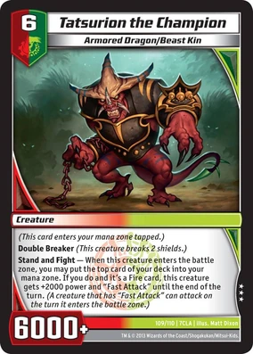 Tatsurion the Champion | Kaijudo Wiki | Fandom