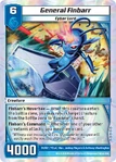The General Finbarr card exclusive to the Psychic Assault competitive deck