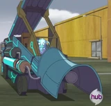Gargle with his Forklift Tank