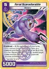 The Feral Scaradorable card exclusive to the Triple Strike deck