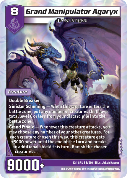 Grand Manipulator Agaryx | Kaijudo Wiki | Fandom