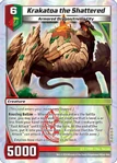 The Krakatoa the Shattered card exclusive to Booster Brawl