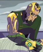 Ken trying to save his father