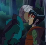 Alakshmi kisses Ray's cheek