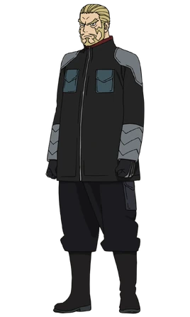 Isao Shinomiya anime render