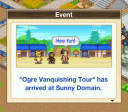 Ogre vanquishing tour-oh edo towns