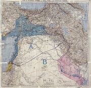 Sykes Picot Agreement Map signed 8 May 1916.jpg