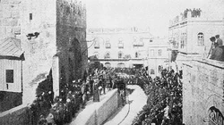 Arrival of the delegations at the Old City of Jerusalem, December 1919