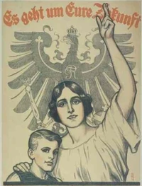 "It is about your future!" - Election poster of the German Conservative Party (DkP), 1923