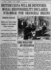 A New York Times article about the Shanghai Scramble.