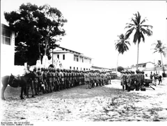 Schutztruppen in German East Africa, 1914.