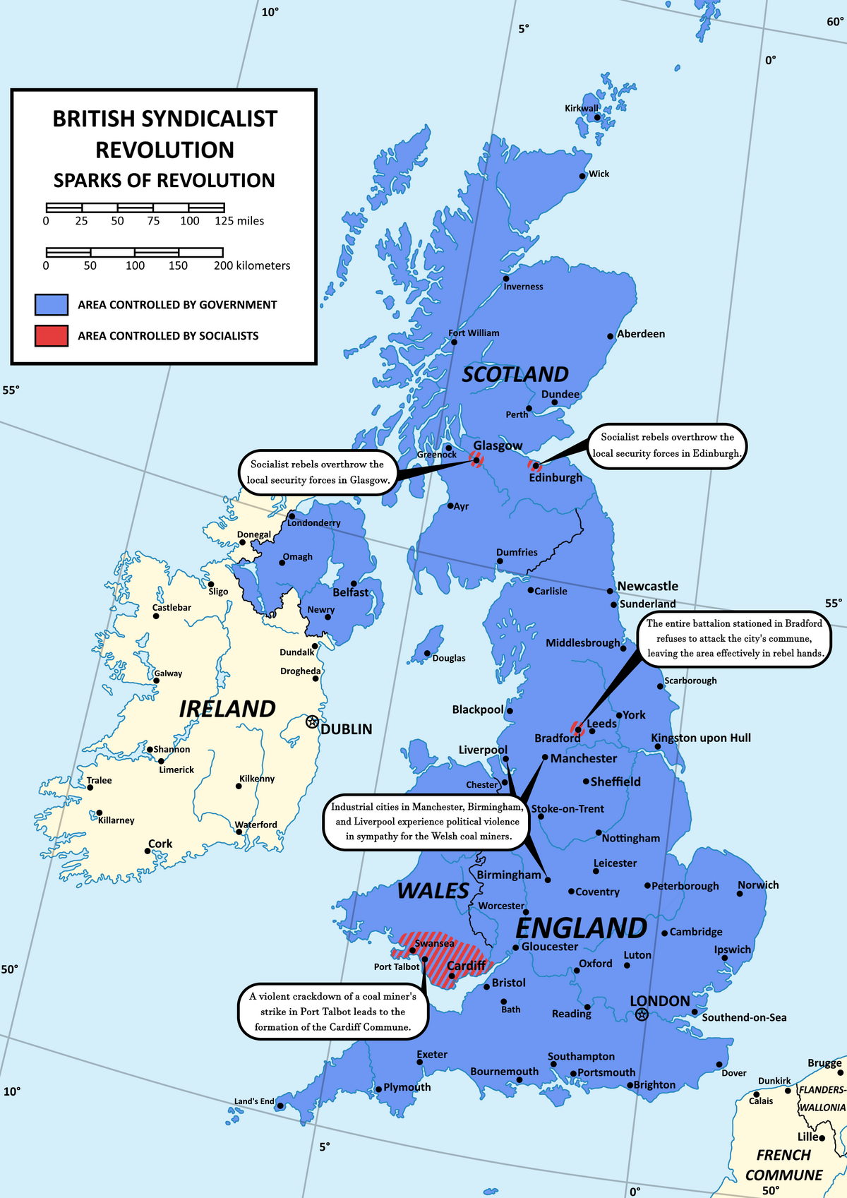 Map of the British empire at its greatest extent in 1920 Stock