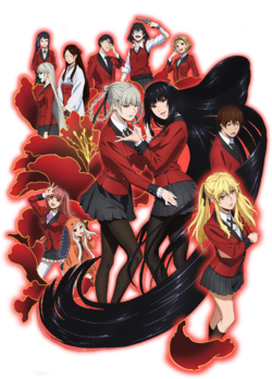 Kakegurui anime cast image