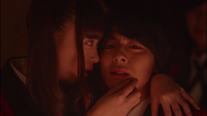 Mary tormenting Ryota after the latter's defeat
