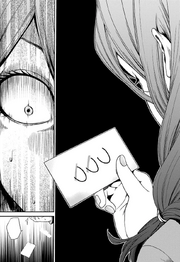 Mikura surprised to see Mary's trick.