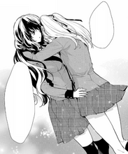 Mary hugs Tsuzura