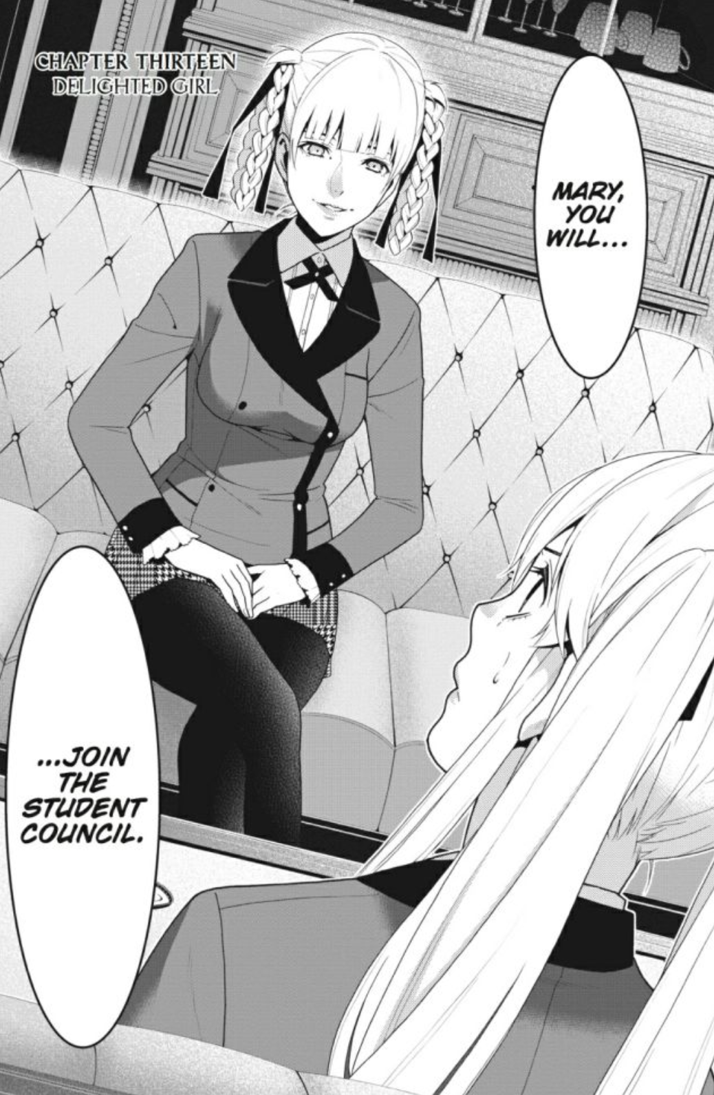 Too hot for the anime! Mary touched Ririka's.. soul. : r/Kakegurui