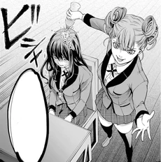 Kokoro mistreating Tsuzura.