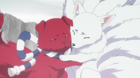 Ranmaru and Ginji hug.png