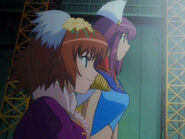 Sora and Rosetta in the first Kaleido Star OVA