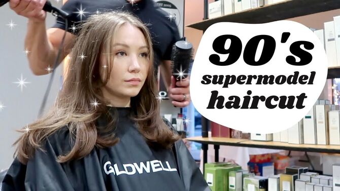 90's supermodel haircut