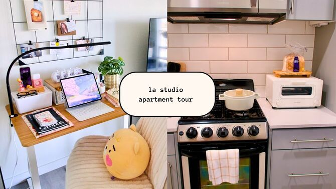 La studio apartment tour