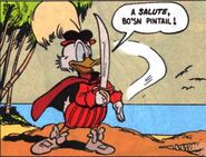 Malkolm i Carl Barks stil.