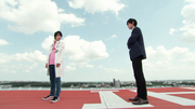 Kuroto talks with Emu